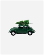 House Doctor xmas car grøn 12,5 cm med juletræ på taget fra House Doctor - Tinashjem